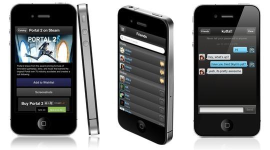 Steam Mobile sur iOS et Androïd...