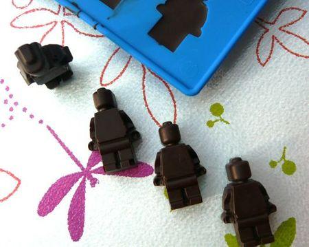 chocolats figurines lego moule