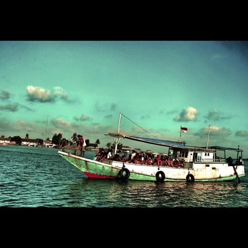 Sailing Karimunjawa, Java, Indonésie.