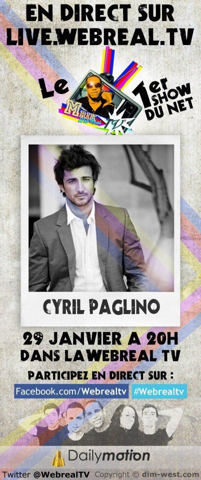 Cyril Paglino dans la WebrealTV
