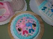 Gâteaux naissances: sucette/tétine/biberon/baby face