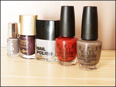 Mes 5 vernis préférés pour l'hiver !