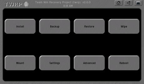 Installer TWRP 2.0, la recovery tactile