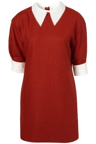 ROBE COL CONTRASTE TOPSHOP SISTER JANE 