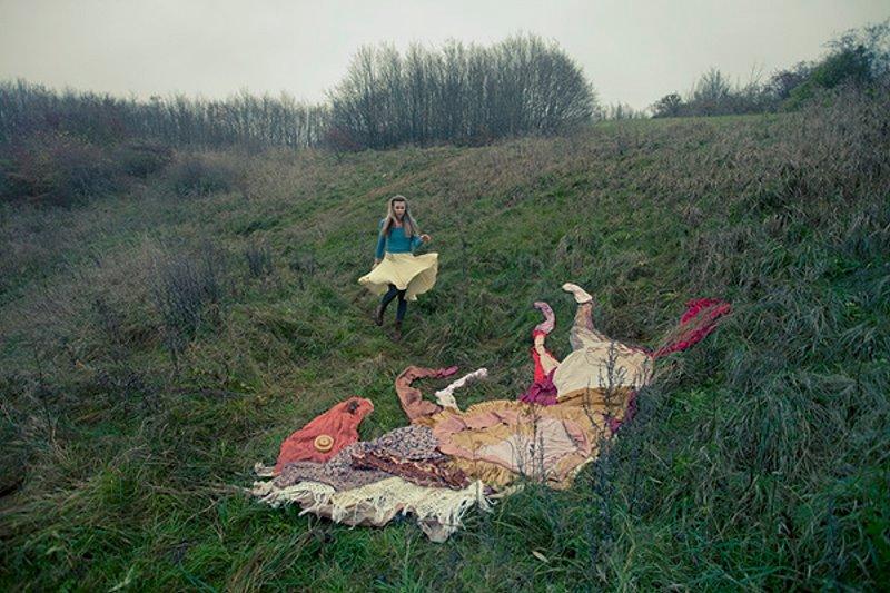 The girl with 7 horses