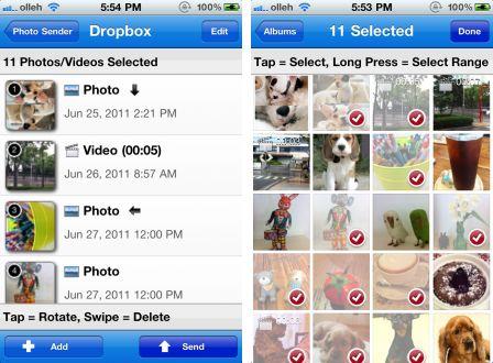 App Store: Dropbox Photo Sender en promotion