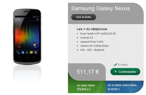by nexus 600x391 Le Galaxy Nexus chez B&You (MAJ)