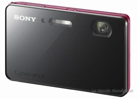 Appareil photo numérique Sony DSC-TX200V avec écran tactile OLED, capteur de 18,2 Mp, étanche et une façade en verre renforcé