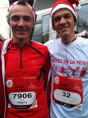 Corrida de Noël : Mathieu fait un excellent temps