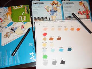 Ma première commande de Promarkers chez Letraset.