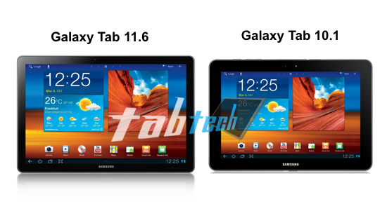 Une Galaxy Tab 11,6 pouces au Mobile World Congress 2012 de Barcelone