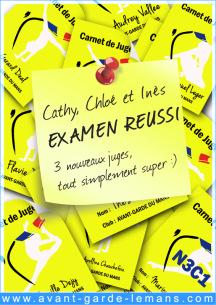 3 nouveaux Juges niveau 3 GAF pour l’AGM !