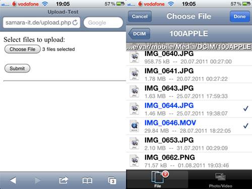 Cydia: Safari Upload Enable passe en version 1.0-7