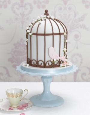 Birdcage cakes/ gâteaux cage à oiseaux  {le design du mois}
