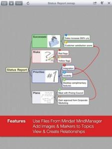 MindJet iPad 225x300 Boostez votre créativité avec 4 applications de mindmapping gratuites pour iPad