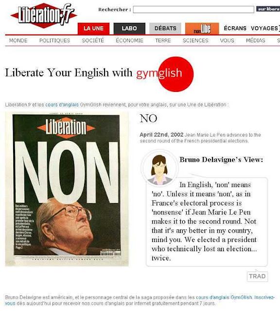 Liberate Your English : NO !