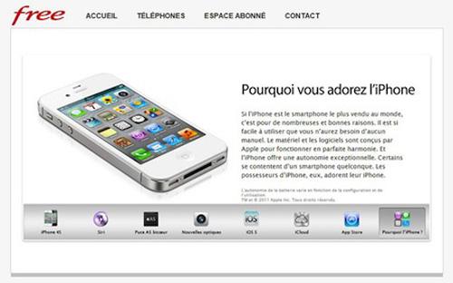 L’iPhone 4S bientôt chez Free Mobile…
