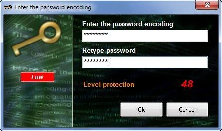 Enter the password encoding