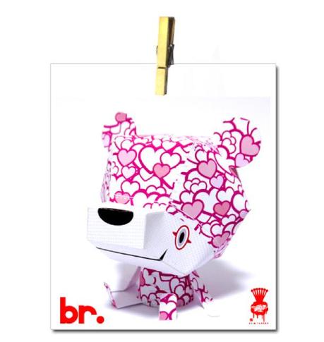 Papertoy ‘br.’ St-Valentin by Shin Tanaka