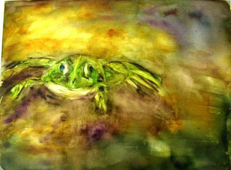 Froggy l’évanescente – Aquarelle