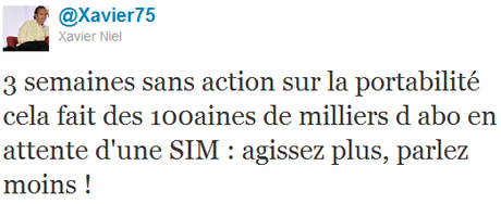 L’Arcep prend en compte les problèmes de portabilité mobile