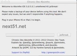 [Tuto Version 0.4] Absinthe: Jailbreak iPhone 4S et iPad 2 alt=