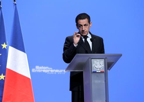 Salon des Entrepreneurs : Sarkozy accuse les banques