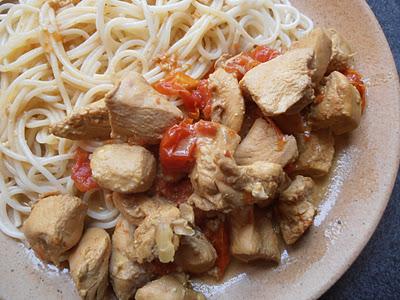 Poulet au lait de coco et citron