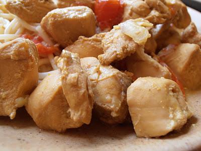 Poulet au lait de coco et citron