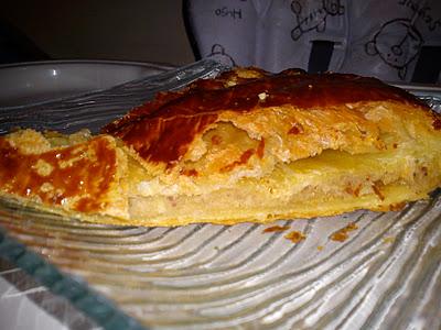 Galette onctueuse amande/pralin