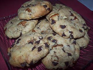 Cookies chocolat et noix de pécan
