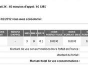 nouveau Free mobile détail consommations