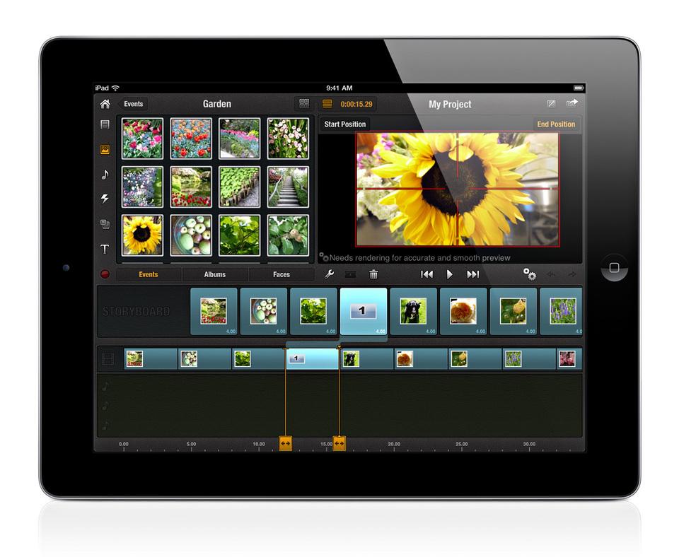 Avid Studio pour iPad, des montages de films sans limite...