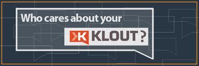 visuel de klout : who care about your klout