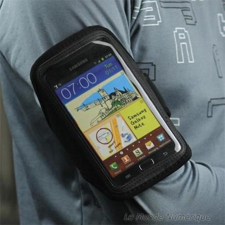 Courez avec votre Samsung Galaxy Note au bras