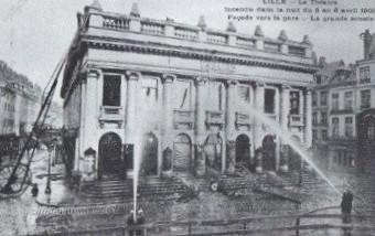 Le Grand Théâtre de Lille devenu Opéra de Lille.On y fit l'Hommage à P.Mauroy.
