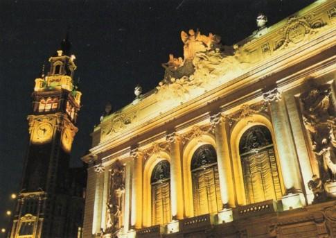 Le Grand Théâtre de Lille devenu Opéra de Lille.On y fit l'Hommage à P.Mauroy.