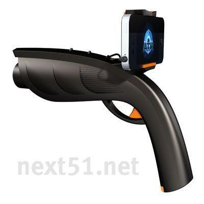 Xappr,  un pistolet pour réalité augmentée sur iPhone...