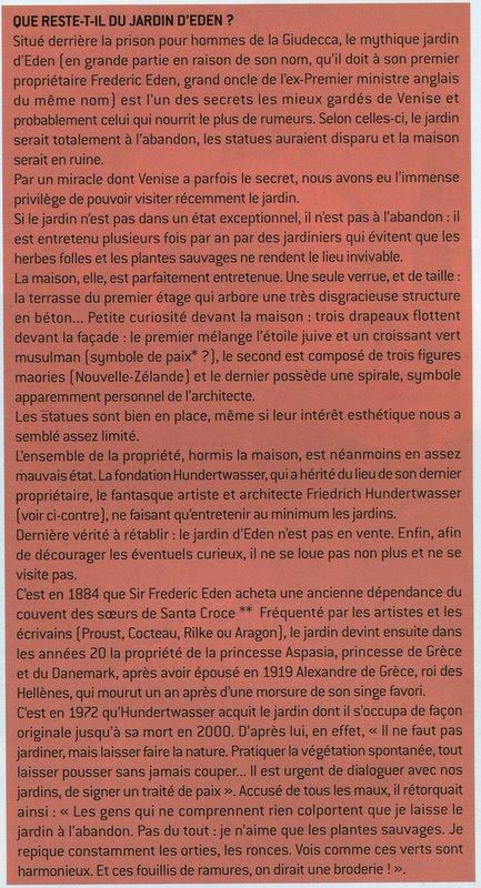 ZUDECA : le jardin d'Eden