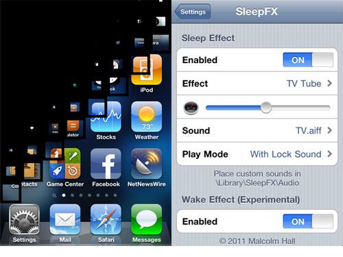 Cydia: SleepFX passe en version 1.3