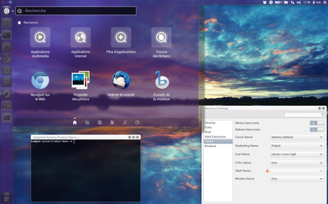 Le thème Orta compatible Unity et Gnome Shell
