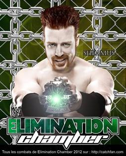 Sheamus la star montante de la WWE sur l'affiche de Elimination Chamber 2012