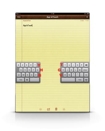Les 6 boutons cachés du clavier dissocié de l’iPad