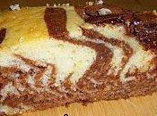 Gâteau moelleux marbré chocolat Tonka