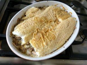 filets de merlan au gratin