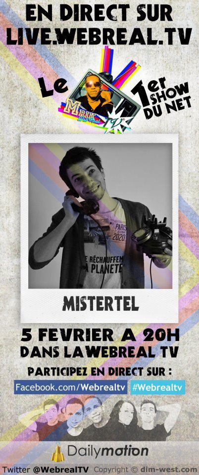MisterTel dans la WebrealTV