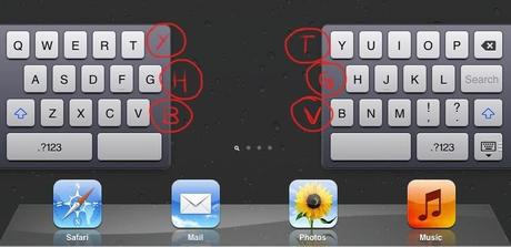  iPad: le clavier dissocier offre des touches invisibles [Astuces]