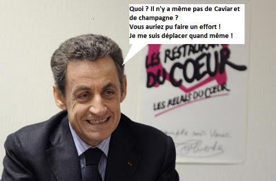 Sarkozy au resto du cœur
