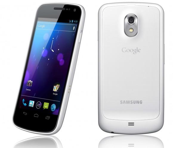 white galaxy nexus official 0 580x494 Le Galaxy Nexus Blanc arrive