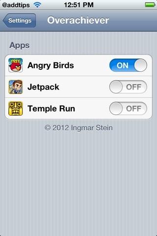 OverAchiever Game List